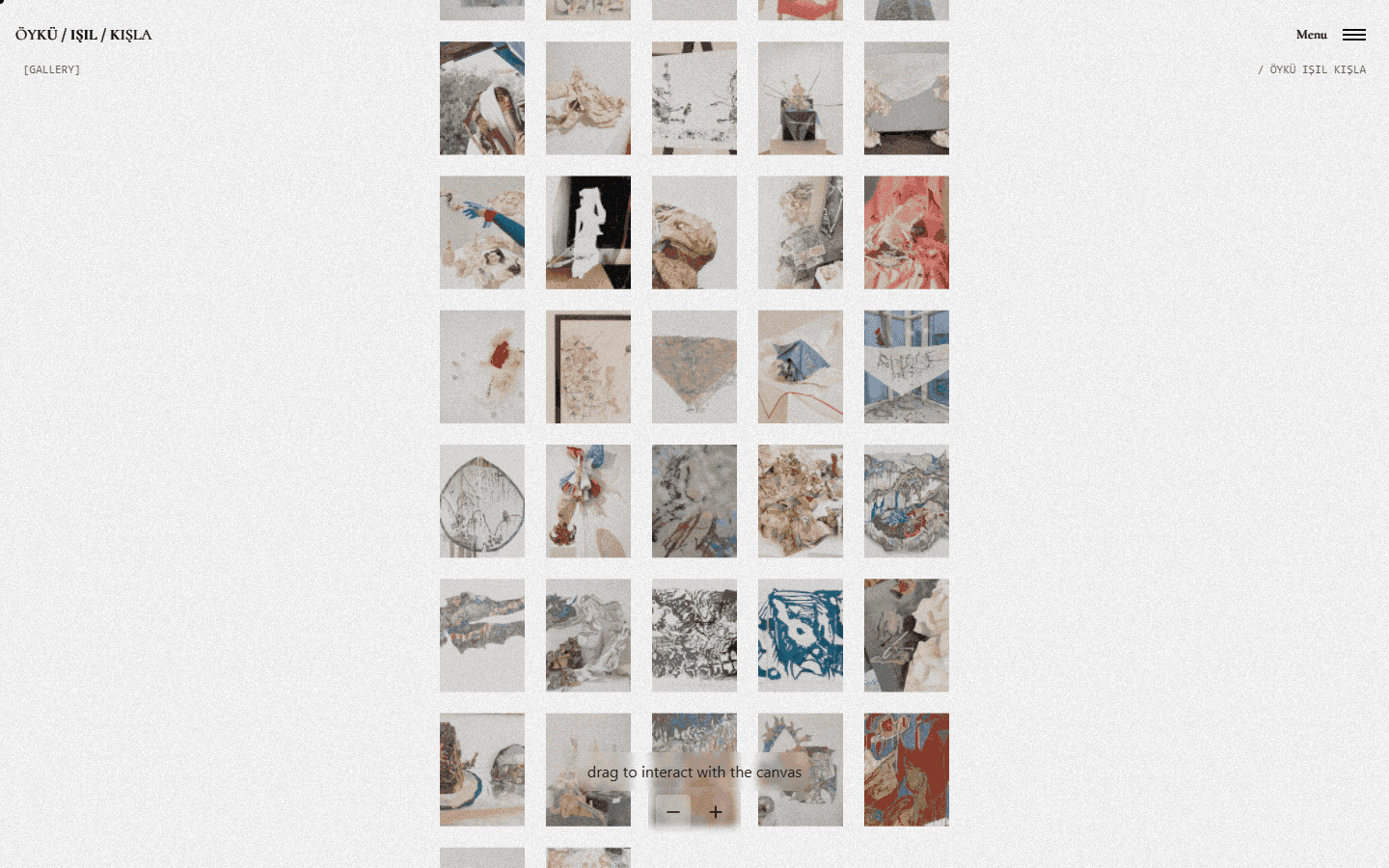 Öykü Işıl Kışla artworks gallery page, contemporary art portfolio